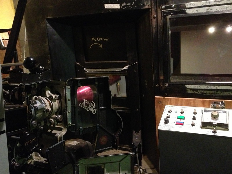 a look at the Playhouse's old projector