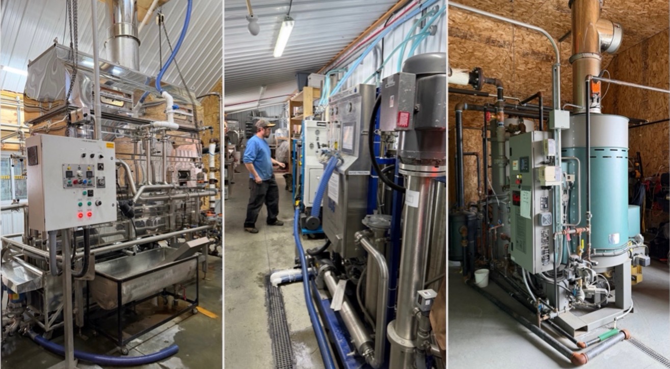 maple syrup making equipment