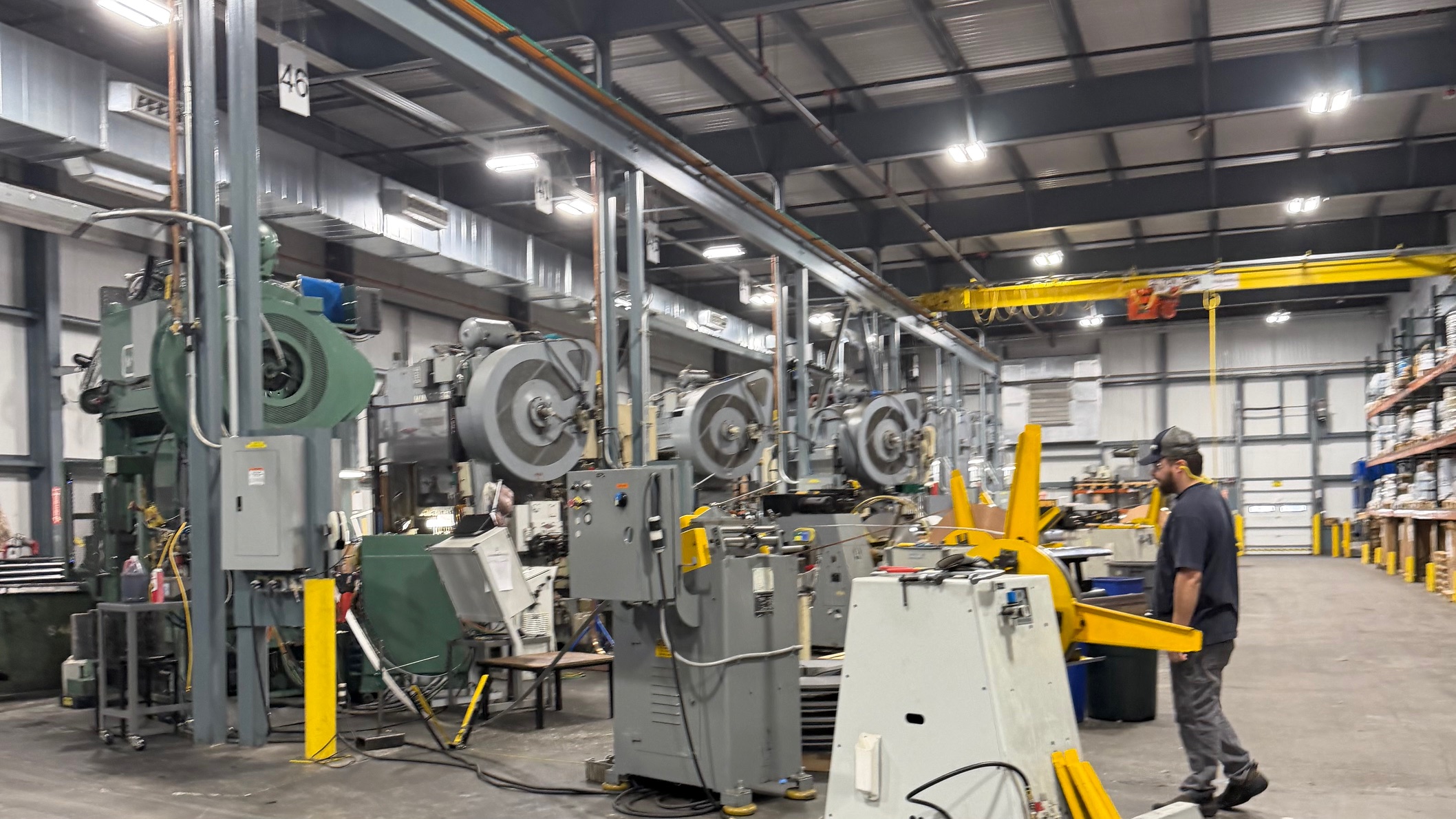 manufacturing floor at NEP